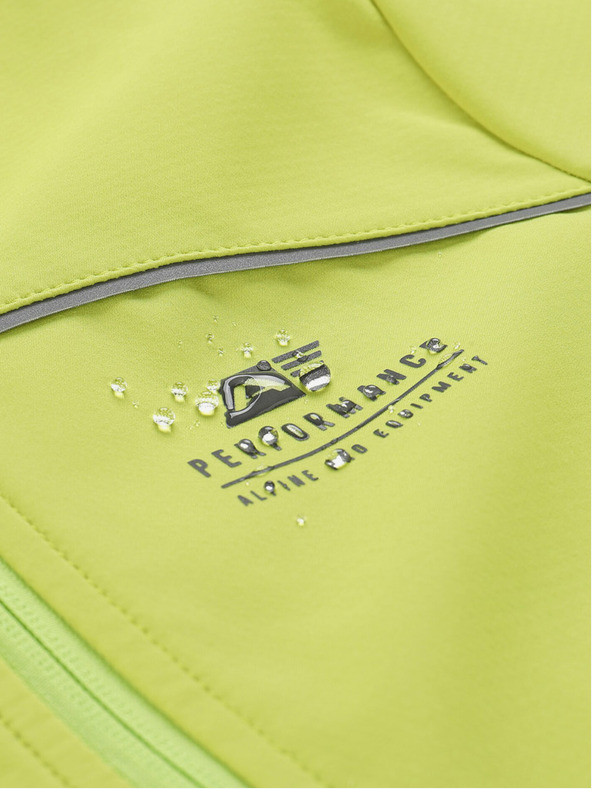 ALPINE PRO ALPINE PRO Geroco hellgrüne Kinder-Softshell-Jacke