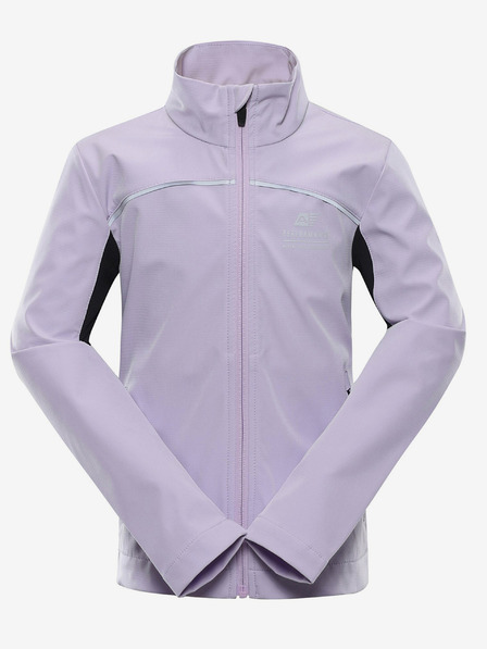 ALPINE PRO Hellviolette Mädchen-Softshell-Jacke ALPINE PRO Geroco