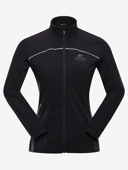 ALPINE PRO Schwarze Damen-Softshell-Jacke ALPINE PRO Geroca