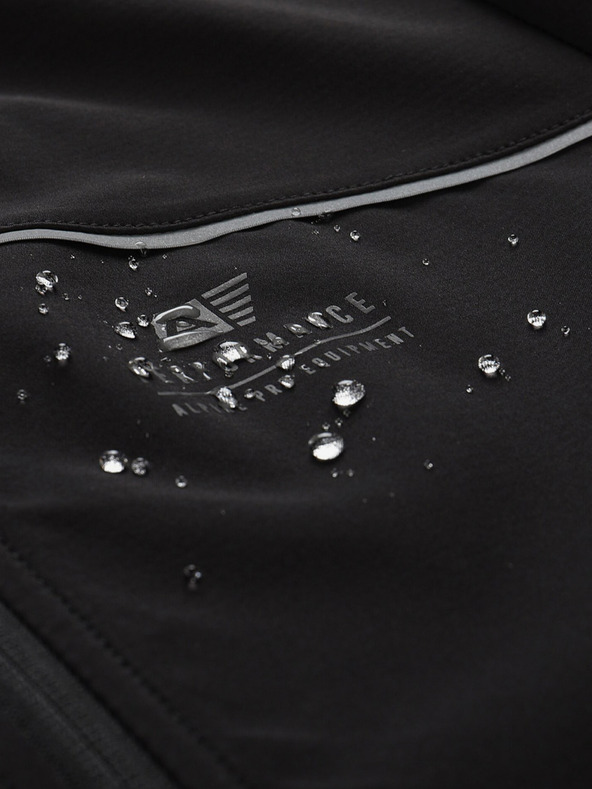 ALPINE PRO Schwarze Damen-Softshell-Jacke ALPINE PRO Geroca