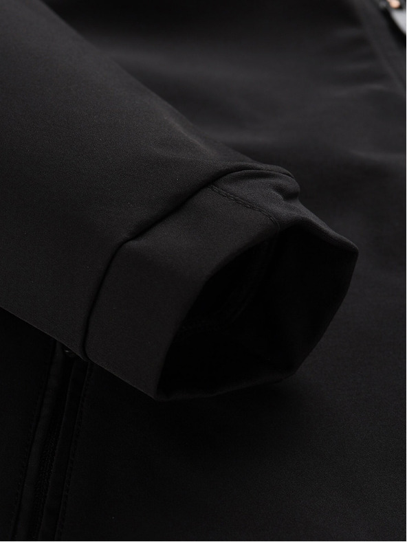 ALPINE PRO Schwarze Damen-Softshell-Jacke ALPINE PRO Geroca