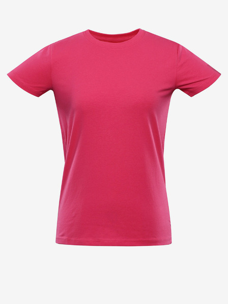 NAX Dunkelrosa Damen-Basic-T-Shirt NAX DELENA