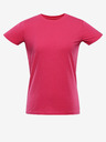 NAX Dunkelrosa Damen-Basic-T-Shirt NAX DELENA