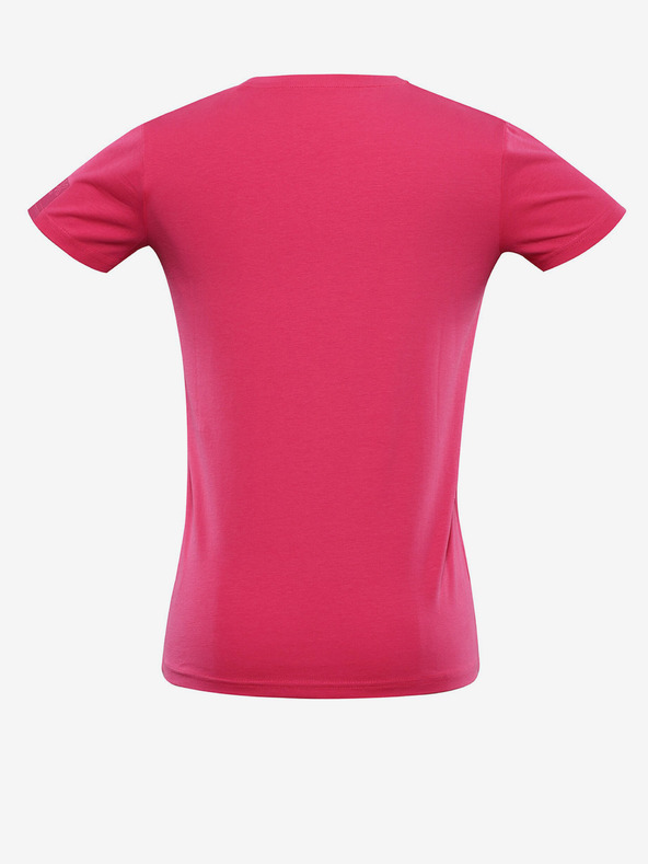 NAX Dunkelrosa Damen-Basic-T-Shirt NAX DELENA