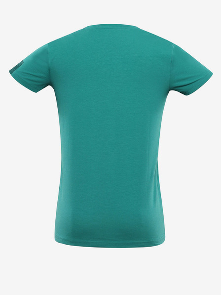 NAX Grünes Damen Basic-T-Shirt NAX DELENA