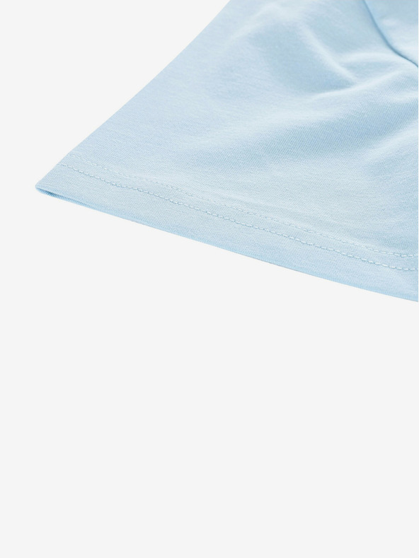 NAX Hellblaues Basic-T-Shirt für Frauen NAX DELENA