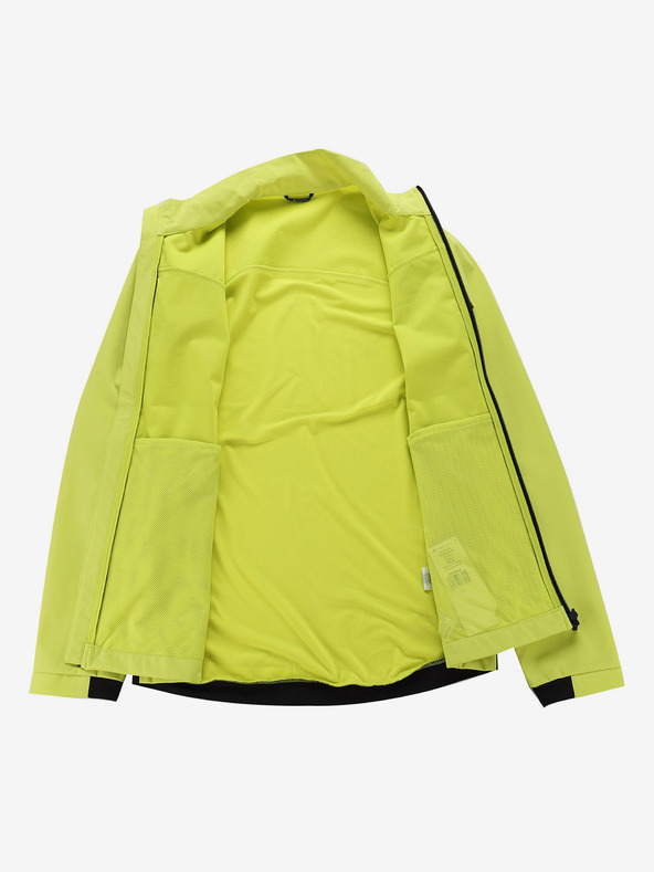 ALPINE PRO Neongrüne Herren-Softshell-Jacke ALPINE PRO Geroc