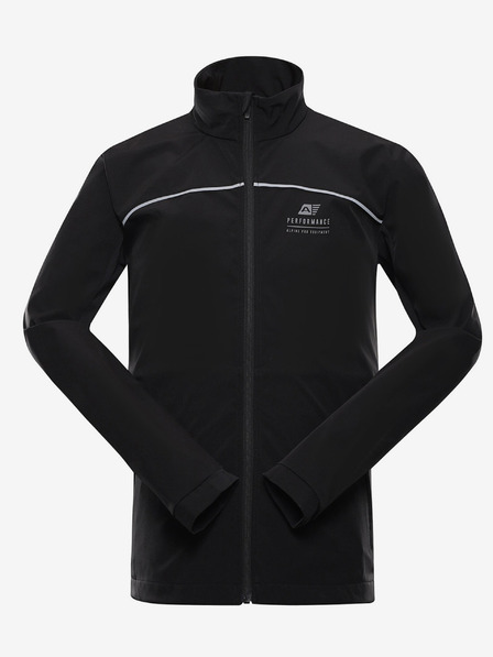 ALPINE PRO Schwarze Herren-Softshell-Jacke ALPINE PRO Geroc
