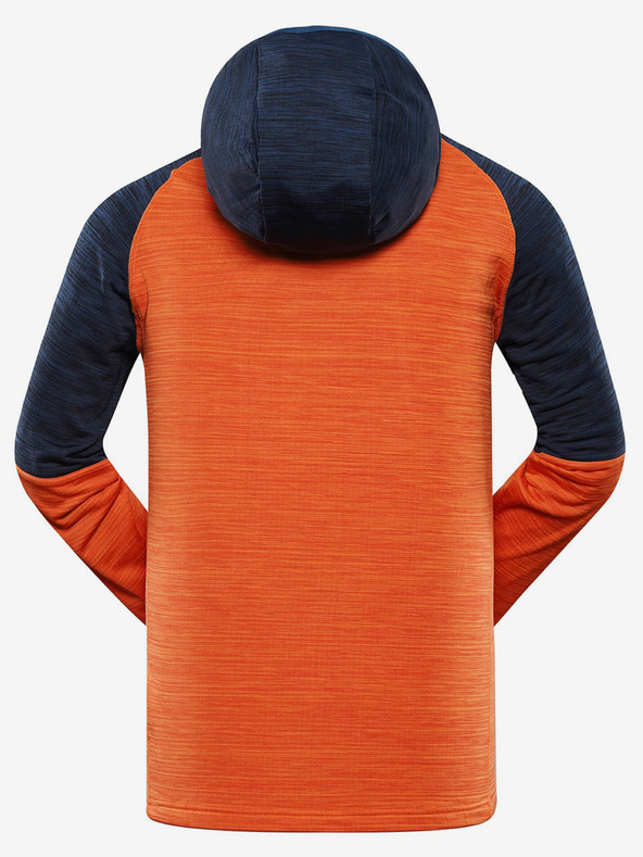 ALPINE PRO Blau-orangefarbenes Herren-Funktions-Sweatshirt ALPINE PRO Gorf