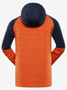 ALPINE PRO Blau-orangefarbenes Herren-Funktions-Sweatshirt ALPINE PRO Gorf