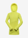 ALPINE PRO Neongrünes Kinder-Funktions-Sweatshirt ALPINE PRO Gorfo