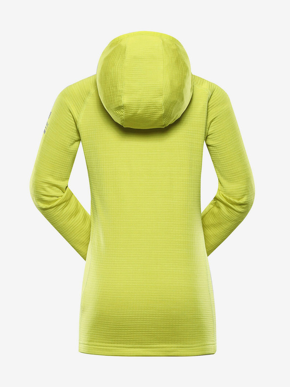 ALPINE PRO Neongrünes Kinder-Funktions-Sweatshirt ALPINE PRO Gorfo