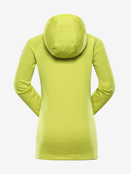 ALPINE PRO Neongrünes Kinder-Funktions-Sweatshirt ALPINE PRO Gorfo