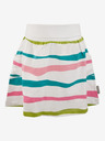 ALPINE PRO Weiß gestreifter Mädchen-Rock ALPINE PRO Owelo