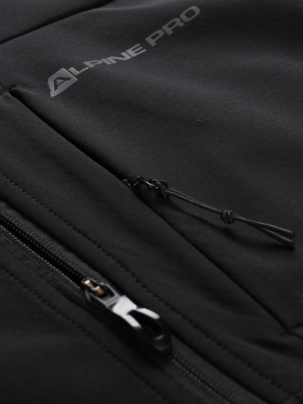 ALPINE PRO Schwarze Herren-Softshell-Weste ALPINE PRO WERS