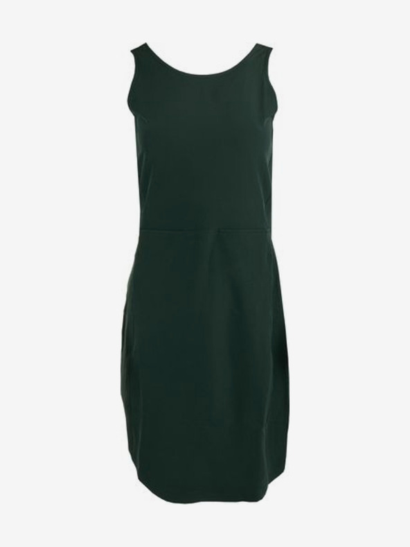 ALPINE PRO Dunkelgrünes ALPINE PRO Vilema Damenkleid