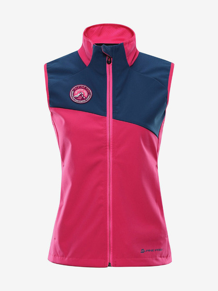 ALPINE PRO Dunkelrosa Damen-Softshell-Jacke ALPINE PRO Wersa