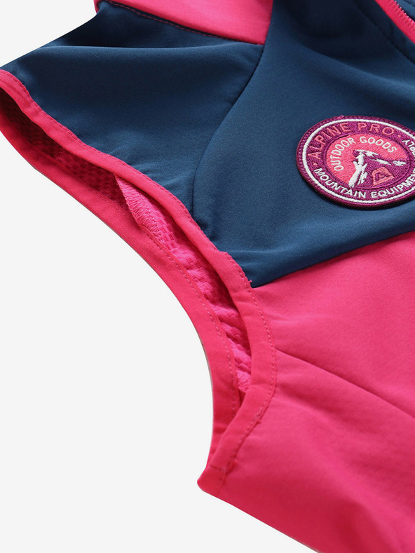 ALPINE PRO Dunkelrosa Damen-Softshell-Jacke ALPINE PRO Wersa