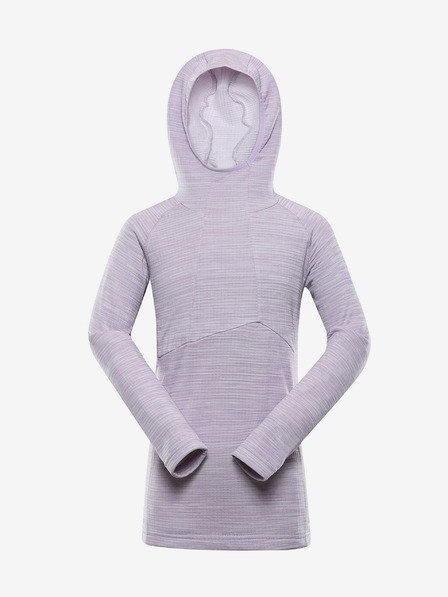 ALPINE PRO Hellviolettes Mädchen-Funktions-Sweatshirt ALPINE PRO Gorfo