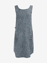 ALPINE PRO Grau gemustertes Damenkleid ALPINE PRO Cyphera