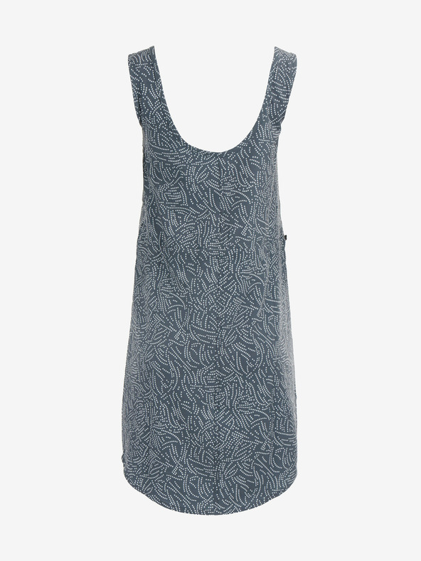 ALPINE PRO Grau gemustertes Damenkleid ALPINE PRO Cyphera