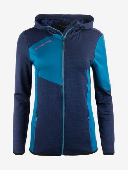 ALPINE PRO Blaues Damen-Sport-Sweatshirt ALPINE PRO Johera