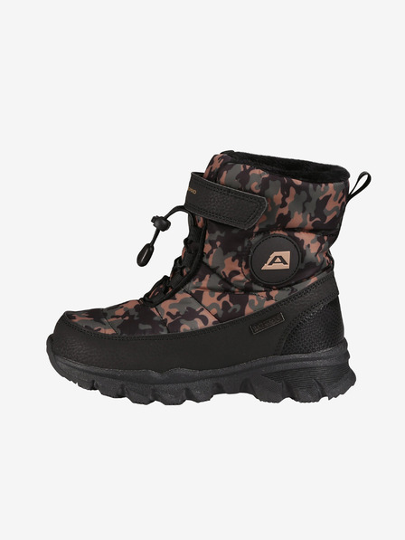 ALPINE PRO Schwarz gemusterte Kinder-Schneeschuhe Alpine Pro Lando