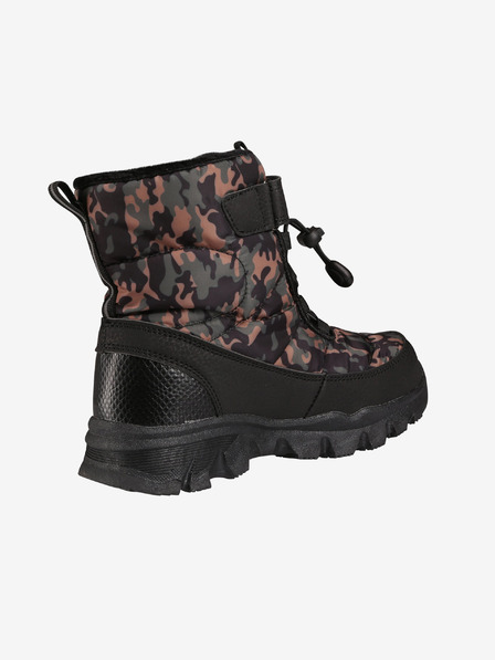 ALPINE PRO Schwarz gemusterte Kinder-Schneeschuhe Alpine Pro Lando