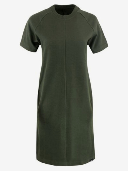 ALPINE PRO Dunkelgrünes Damen-Kleid ALPINE PRO Langa