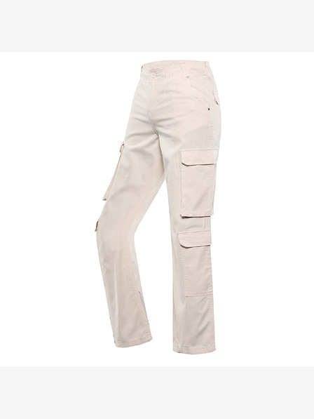 NAX Beige Weite Cargohose für Frauen NAX Serda