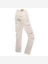 NAX Beige Weite Cargohose für Frauen NAX Serda