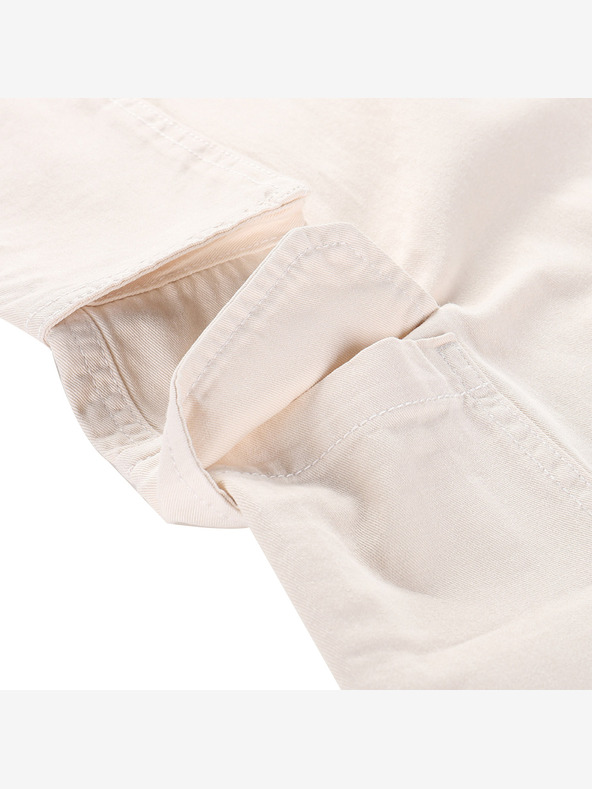 NAX Beige Weite Cargohose für Frauen NAX Serda