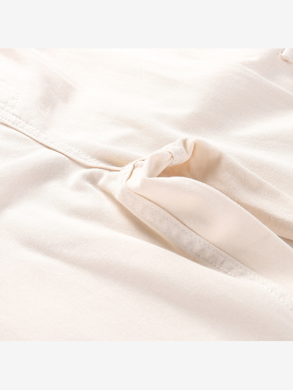 NAX Beige Weite Cargohose für Frauen NAX Serda