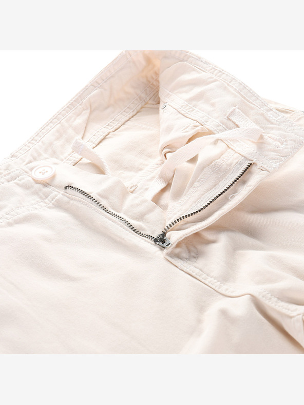 NAX Beige Weite Cargohose für Frauen NAX Serda