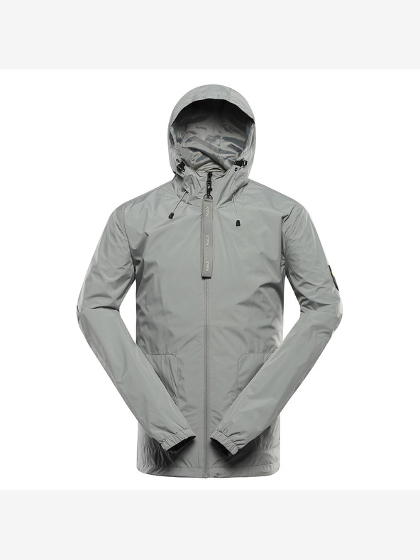 NAX Graue Herren-City-Jacke mit Membrane NAX Feres