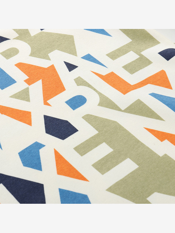 NAX Beigefarbenes gemustertes Kinder-Sweatshirt NAX Dermo