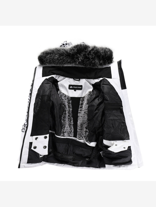 ALPINE PRO Damen Skijacke mit Membrane ptx ALPINE PRO OLADA weiß pb