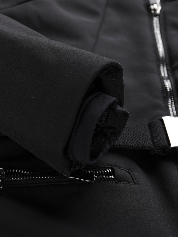 ALPINE PRO Damen-Softshell-Skijacke mit Membrane ALPINE PRO DOWELA schwarz