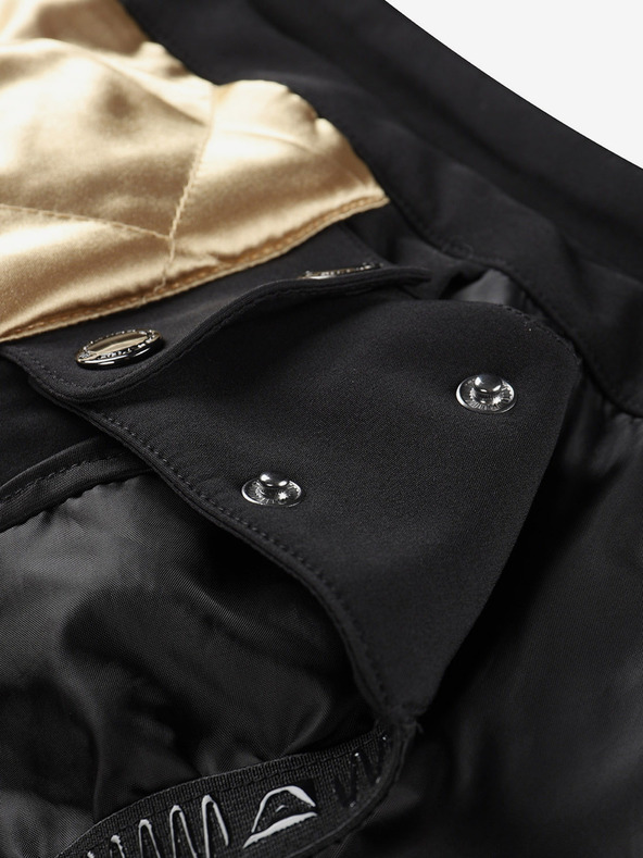 ALPINE PRO Damen-Softshell-Skijacke mit Membrane ALPINE PRO DOWELA schwarz