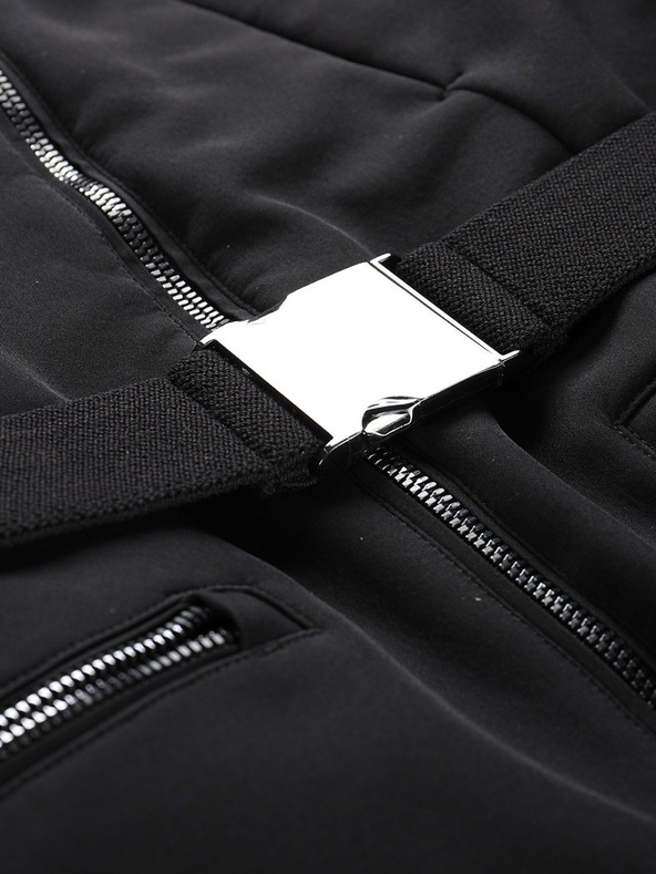 ALPINE PRO Damen-Softshell-Skijacke mit Membrane ALPINE PRO DOWELA schwarz