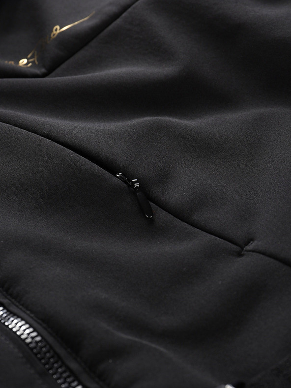 ALPINE PRO Damen-Softshell-Skijacke mit Membrane ALPINE PRO DOWELA schwarz