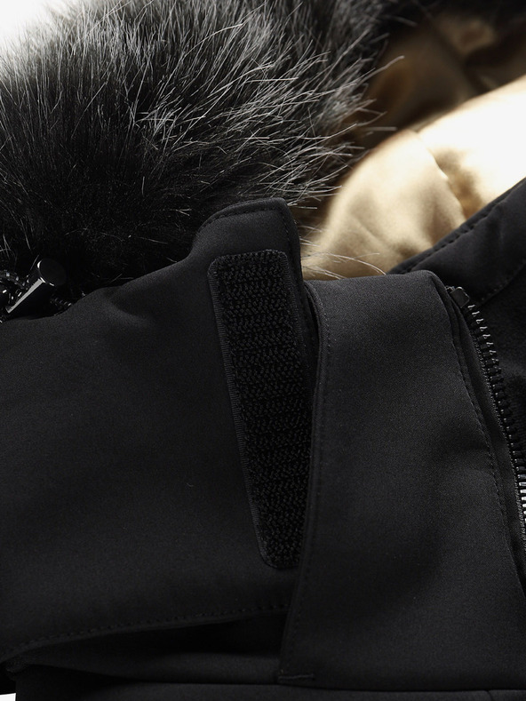 ALPINE PRO Damen-Softshell-Skijacke mit Membrane ALPINE PRO DOWELA schwarz