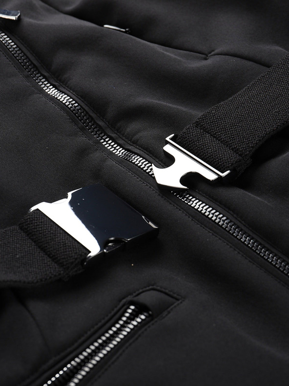 ALPINE PRO Damen-Softshell-Skijacke mit Membrane ALPINE PRO DOWELA schwarz