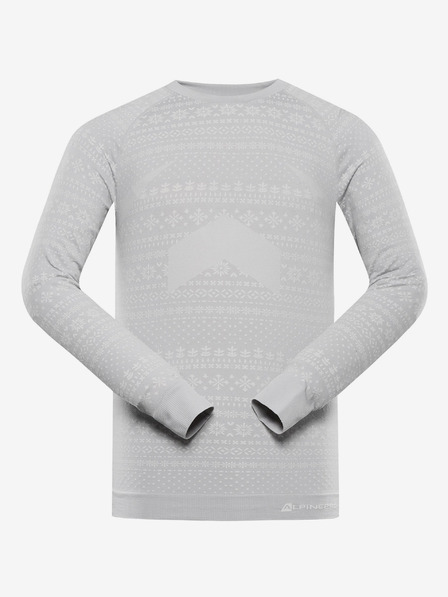 ALPINE PRO Herren Schnelltrocknende Unterwäsche - T-Shirt ALPINE PRO AMBOS dk.true gray
