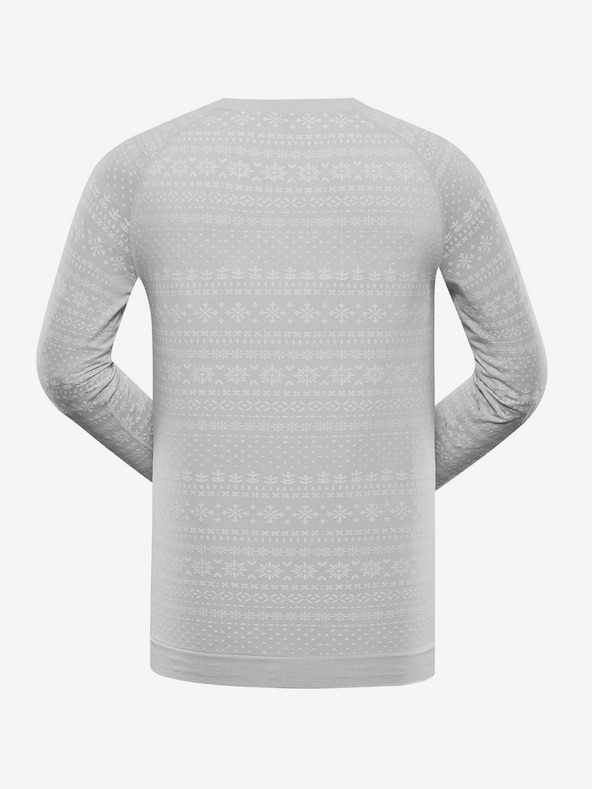 ALPINE PRO Herren Schnelltrocknende Unterwäsche - T-Shirt ALPINE PRO AMBOS dk.true gray