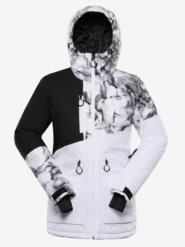 ALPINE PRO Damen-Skijacke mit ptx-Membran ALPINE PRO UZERA weiß pb
