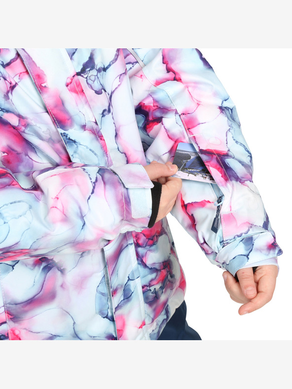 ALPINE PRO Kinder Skijacke mit Ptx-Membran ALPINE PRO EDERO aquamarin Variante pb