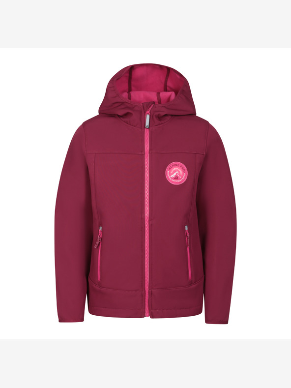 ALPINE PRO Kinder-Softshelljacke mit Membrane ALPINE PRO OMANO anemone