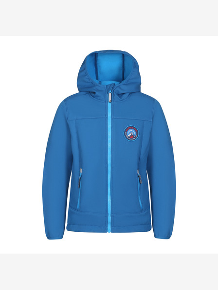 ALPINE PRO Kinder-Softshelljacke mit Membrane ALPINE PRO OMANO mykonos blau
