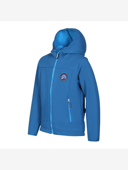 ALPINE PRO Kinder-Softshelljacke mit Membrane ALPINE PRO OMANO mykonos blau